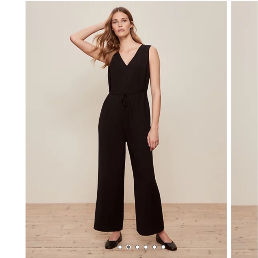 NWT The white company V-Neck Voyager Jumpsuit business casual office inspired